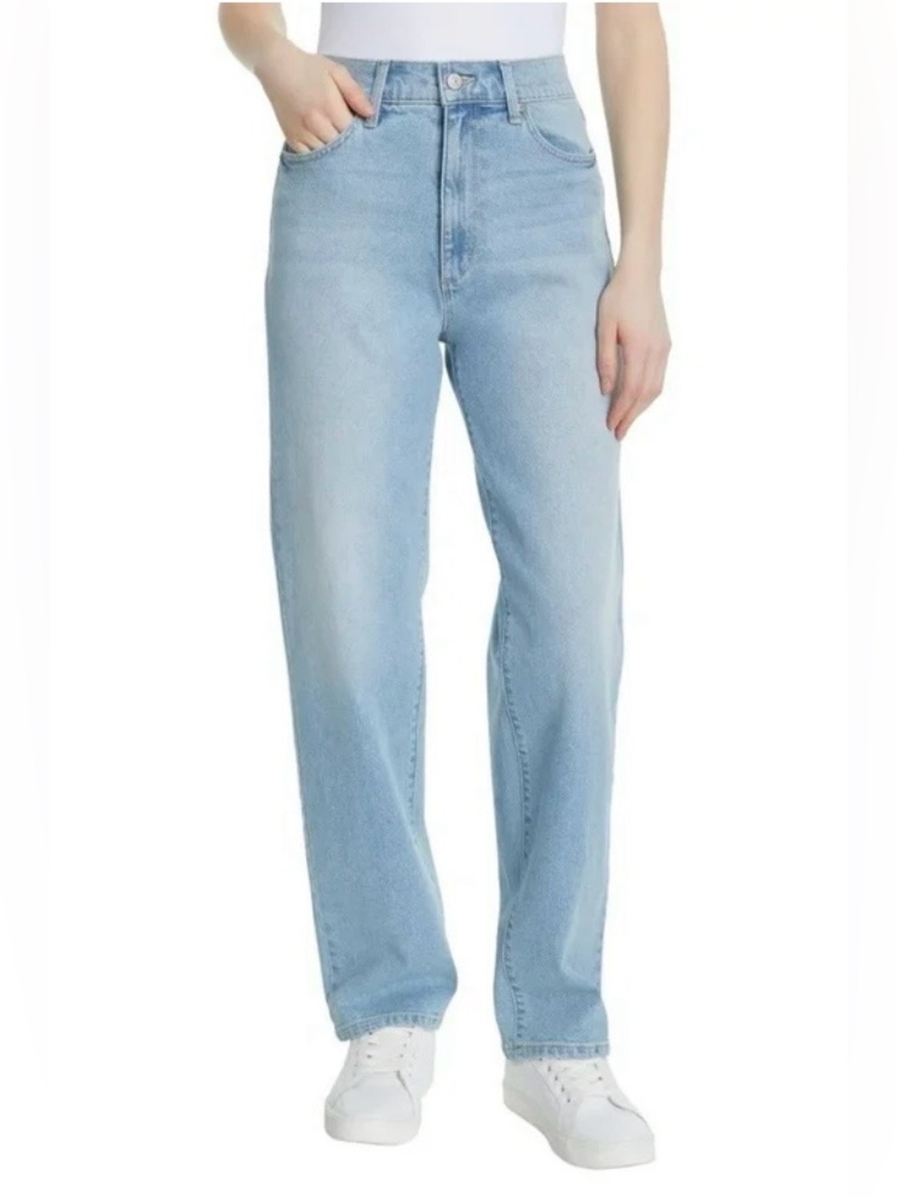 Gloria Vanderbilt Light Wash Straight Leg High-Rise Jeans